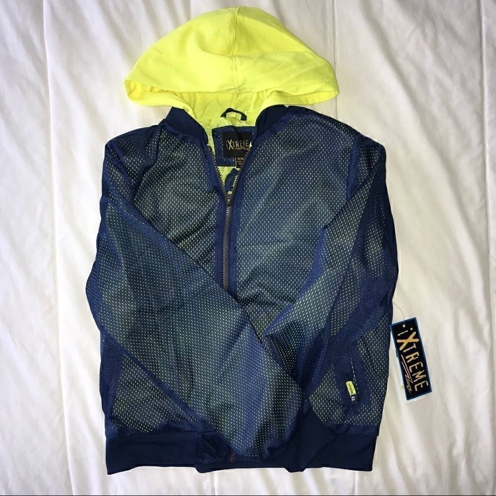 iXtreme Boys' Hooded Mesh Bomber